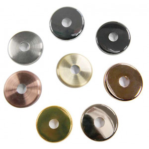 30mm diameter flanged washer for M10 threaded luminaire - colours in 8 variations