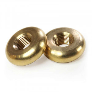Anneau - écrou en laiton diamètre 25mm épaisseur 8mm