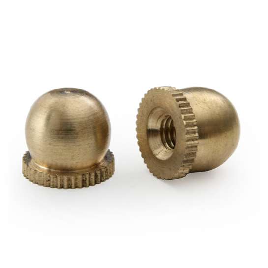 4 écrous Moletés M6 X D20 X H12 Mm – En Laiton, Réglage Pour Imprimante 3D