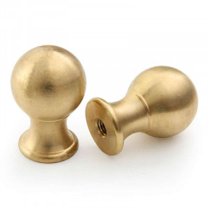 M6 threaded brass ball point, diameter 25mm