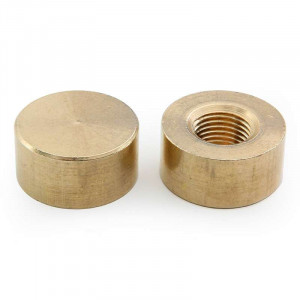 20mm diameter cylindrical brass stopper