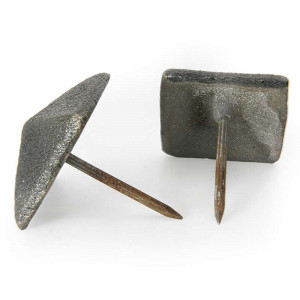  Decorative steel square head nails size 42 x 42mm