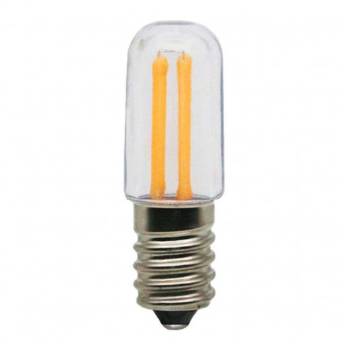 Ampoule 12 volts à 60 volts format T15 Type FRIGO filament LED mini culot  E12