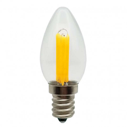 Ampoule flamme Mini format à quatre filaments LED culot E12