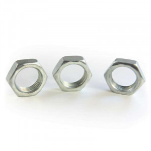 Low zinc-plated nut for M16 tube, 1.5 mm pitch, 7 mm thick
