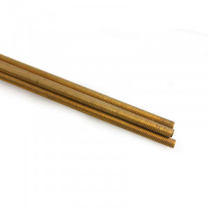 Threaded brass tube M10 1mm pitch 50 centimetres