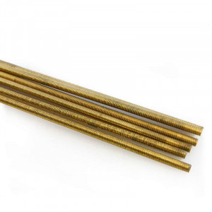 M10 brass threaded tube 1mm pitch 1 metre