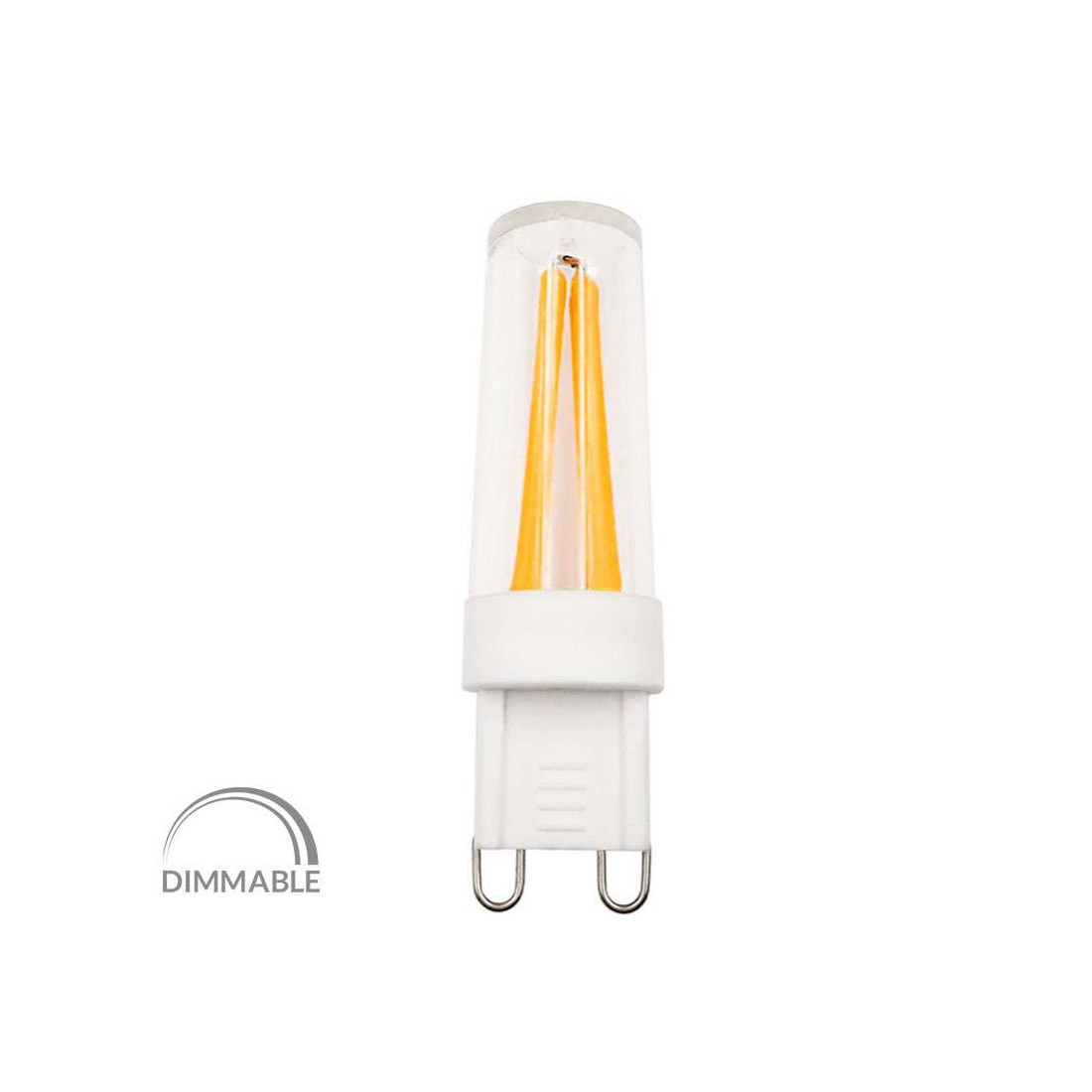 Ampoule LED G9 équipée de quatre filaments LED - dimmable 4