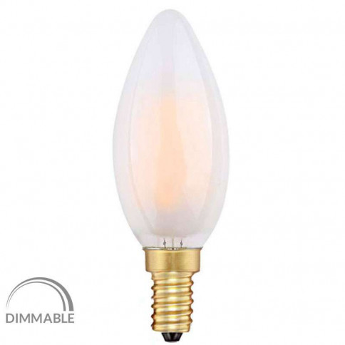 4 watt E14 four filament LED flame bulb