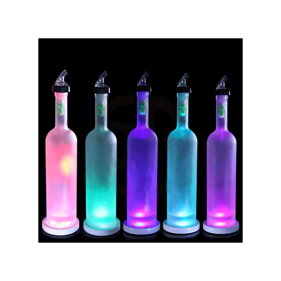 Kit 4 Panels LED éclairage couleur des bouteilles de bar