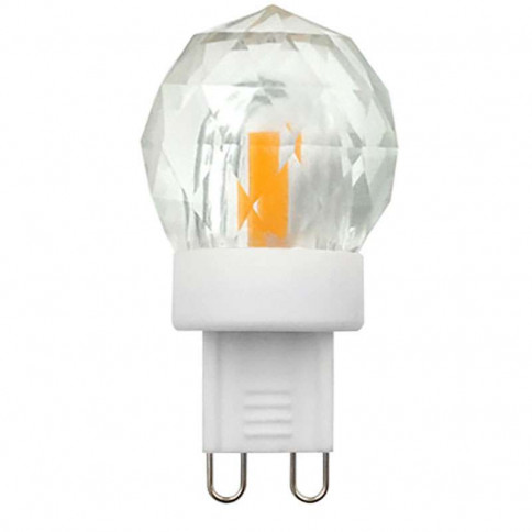 Ampoule LED Globe cristal à culot G9 puissance 1.5 watts en 230 volts