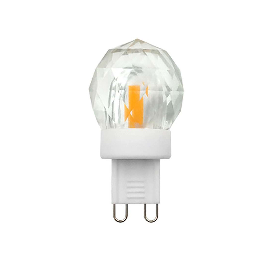 Ampoule LED Globe cristal à culot G9 puissance 1.5 watts en