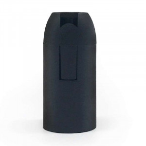  Black plastic E14 socket for light bulb