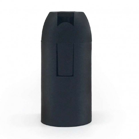  Black plastic E14 socket for light bulb