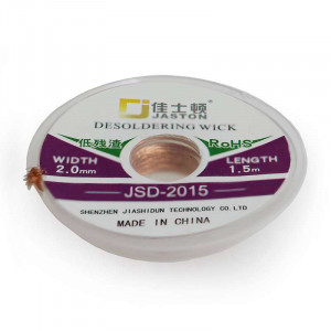 Ultra pure copper desoldering braids 2015