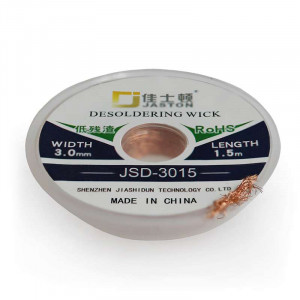 Ultra pure copper desoldering braids 3015