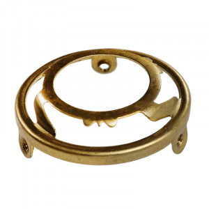 Brass collar for luminaire or lampshade diametre 33 mm