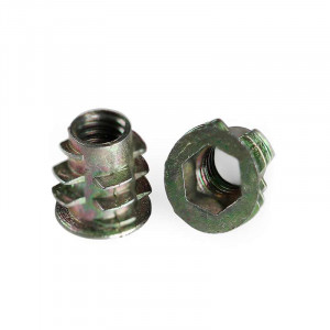 Threaded insert for M5 tube, 0.8 mm pitch
