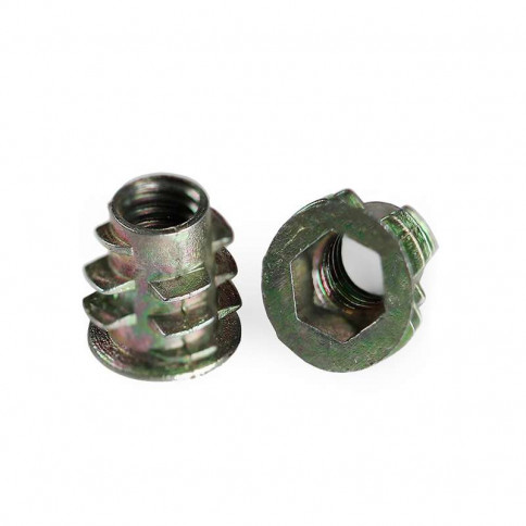 Threaded insert for M5 tube, 0.8 mm pitch