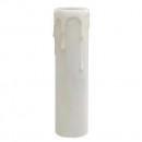 Fausse bougie D22 pour lustre couleur blanc 100mm