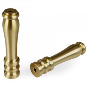 M5 threaded brass column for luminaire assembly - diameter 20mm length 90mm