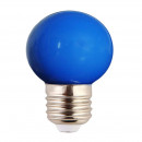 Ampoule sphérique G45 culot E27 couleur bleue 230 volts 0.5 Watt