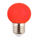 Ampoule LED sphérique G45 à culot E27 couleur d'éclairage rouge