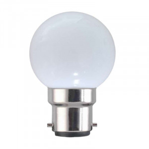 G45 spherical LED bulb with B22 base lighting colour white