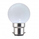 Ampoule LED sphérique G45 à culot B22 couleur d'éclairage blanc 