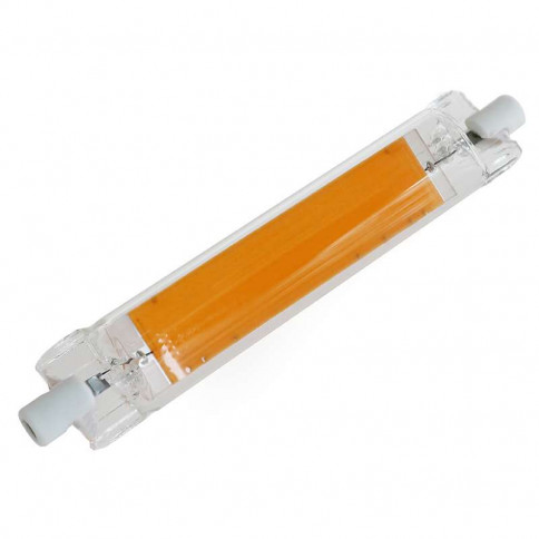 Ampoule LED R7s  Linear COB dimmable 78mm 6 watts Ø16mm