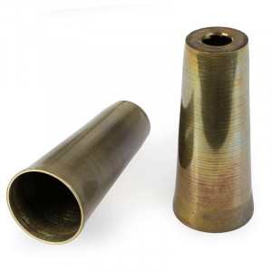 Solid brass tubular body, clarinet type, for chandeliers, suspension 69 * 30