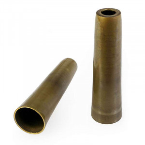 Solid brass tubular body for chandeliers, suspension - height 89mm Ø 26mm