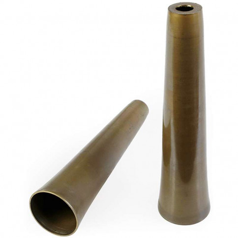 Corps tubulaire en laiton massif type clarinette pour lustre, suspension - hauteur 149mm Ø 37mm