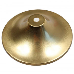 Dassini brass bell - diameter 132mm M10 tube passage