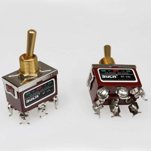  Lever or rocker switch On / Off / On dual circuits