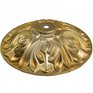 Canova brass bell - diameter 180mm M10 tube passage