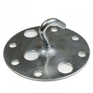 Fixing flange for luminaire with open ring - flange diameter 73mm