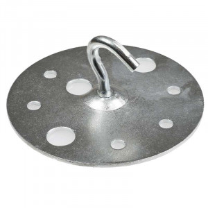 Fixing bracket for luminaire with lashing hook - diameter of bracket 90mm