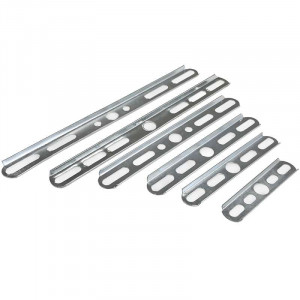 U-profile mounting rail for M10 threaded tube - any length, depending on version