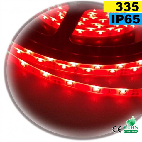 Strip LED latérale couleur rouge LED-335 IP65 120 LED/m 30 mètres