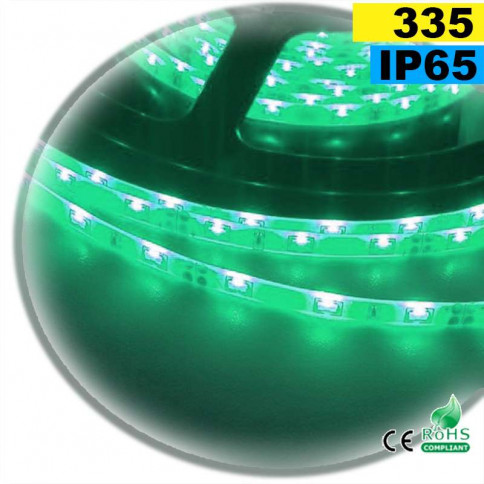 Strip LED latérale couleur vert LED-335 IP65 120 LED/m 30 mètres