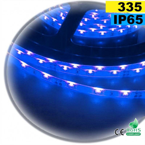 Strip LED latérale couleur bleu LED-335 IP65 120 LED/m 30 mètres