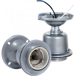 E40 lampholder in zamac for...