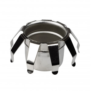 Retaining spring on socket...