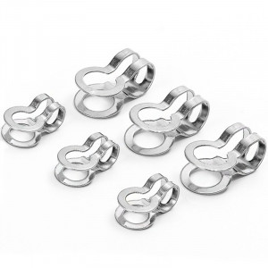 Stainless steel clevis bracket for ball link chain