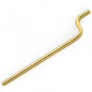 Brass tube, elbow to elbow - length 340cm with M10 thread