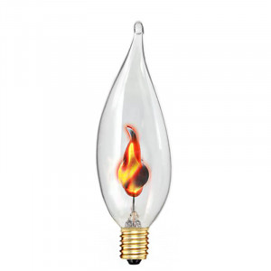 E14 flame bulb with...