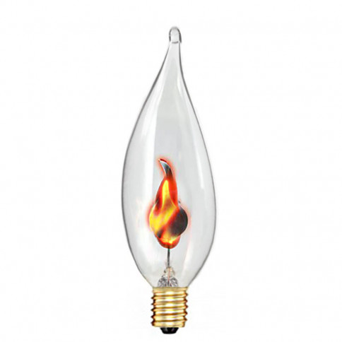 Ampoule flamme E14 effet flamboyant scintillante 230 volts