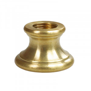 23 mm diameter M10 threaded brass sleeve for installation on threaded pipe