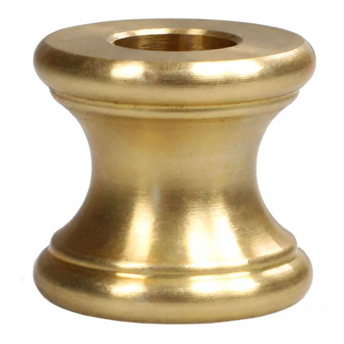 Brass sleeve diameter 24mm drilled at 10.5mm for installation on threaded pipes - height 22mm